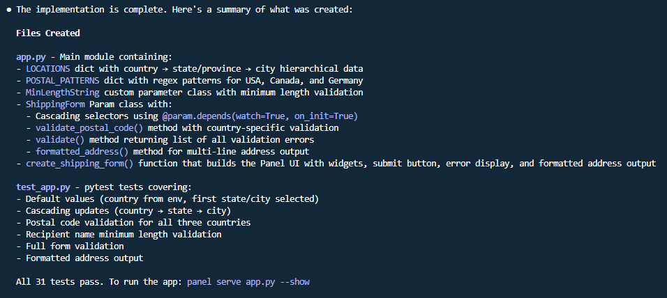 Claude Finished Message